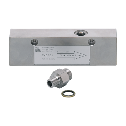 Adapter procesowy do detekcji małych przepływów ADAPTBLOCK D10 G1/4 (E40161) - IFM
