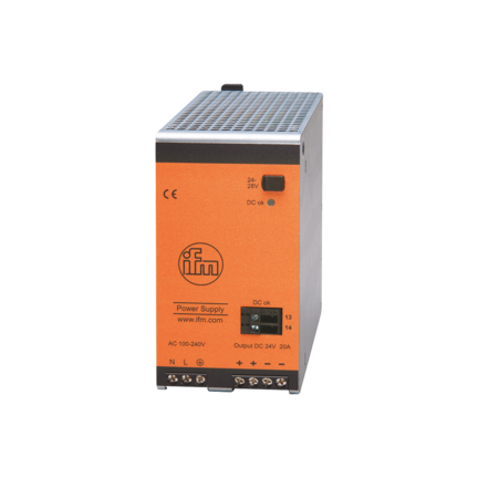 Zasilacz impulsowy 24V DC PSU-1AC/24VDC-20A (DN4014) - IFM