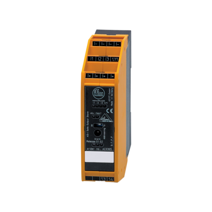 Aktywny moduł bezpieczeństwa AS-i do zabudowy szafkowej SmartLine Module 2SO IP20 (AC030S) - IFM