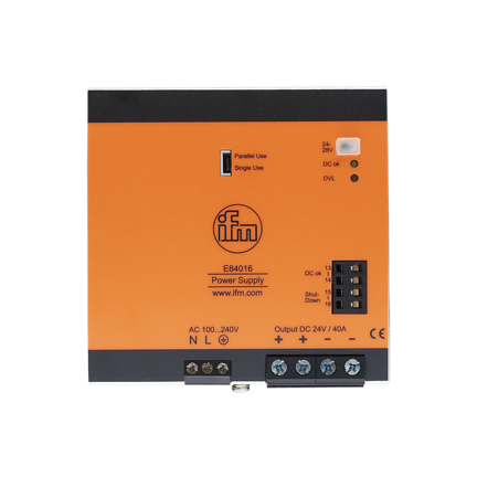 Zasilacz impulsowy 24V DC PSU-1AC/24VDC-40A (E84016) - IFM