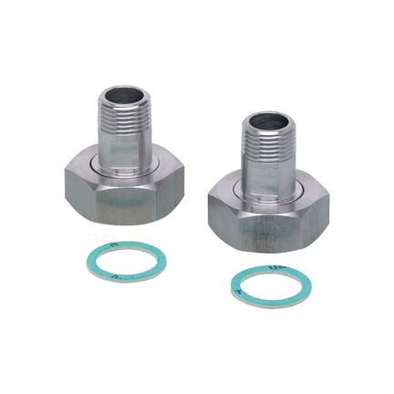 Adapter montażowy  do czujników  przepływu ADAPTER G1-R1/2/V4A (E40179) - IFM