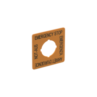 Etykieta e-stop (E7003S) - IFM