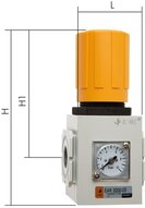 Regulator cisnienia Eco-Line, G 1/2 - EMC
