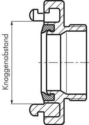 Złącze Storz 52-C, do węża 32 mm (1-1/4"), stal nierdzewna 1.4581