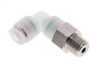 Złączka kątowa wtykowa R 1/8"-4, IQS-PVDF - Sang-A