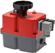 Napęd elektryczny wahadłowy, 24 do 240V (AC) / 24 do 135V (DC), wielkość 3 BSR-DPS