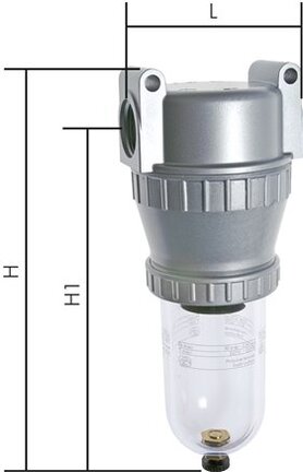 Filtr standardowy, G 1/2, Standard 2 AM