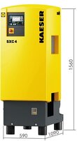 Kompresor śrubowy z osuszaczem SXC 15 bar, 3 kW - Kaeser