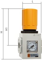 Reduktor ciśnienia Eco-Line G1/4 - Emc