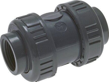 Zawór zwrotny z PCW-U/EPDM, Rp 3/8"