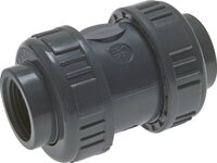 Zawór zwrotny z PCW-U/EPDM, Rp 3/8"