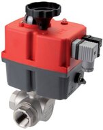 Zawór kulowy z napędem elektrycznym 3-drogowy (L), G1/4", 24 do 240V (AC/DC), (KH3/14LELI) - Koly Deutschland