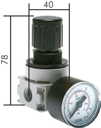 Reduktor ciśnienia do wody MULTIFIX G 1/4, 0,2-6 bar, wlk. 0
