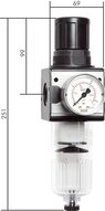 Bezpieczny filtroreduktor G1/2 , MULTIFIX