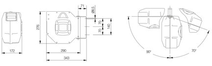 Zwijacz przewodu sprężonego powietrza MAVEL Roll Special AIR/12 12M 8X12