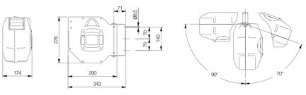 Zwijacz przewodu elektrycznego MAVEL Roll Special 230/20 20m 2X1 H05RN-F