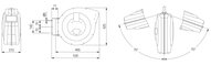 Zwijacz przewodu sprężonego powietrza MAVEL Roll MEGA AIR/20 20M 10X15 PU