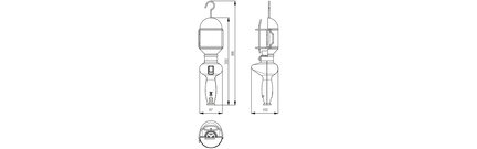 Lampa warsztatowa Girolight E27 60W NO CABLE