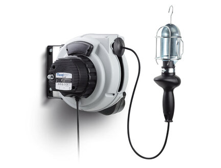 Zwijacz przewodu MAVEL + lampa Rollamp Master Plus 24V+Girolight E27 RN-F