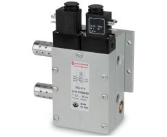 Elektrozawór bezpieczeństwa typu fail-safe do pras, G1/4, 5/2, ster. elektromagn./powrót sprężyną (2492850305202400) - Norgren