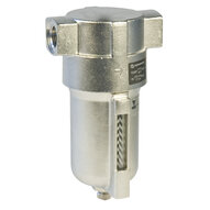 Filtr ogólnego przeznaczenia ze stali nierdzewnej, 1/2 PTF, 25 µm, ręczny spust (F22-400-M2DA) - Norgren