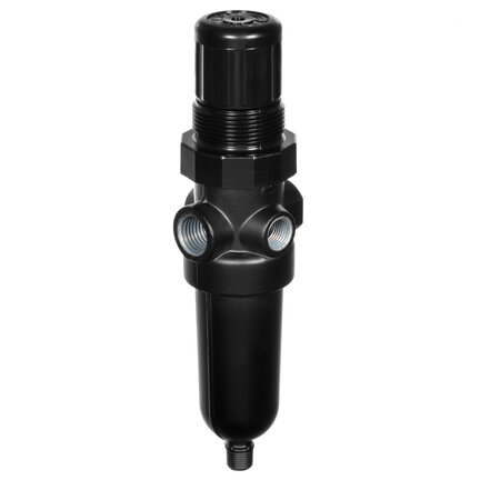 Filtroregulator, G1/4, 40 µm, 0,3–10 bar, automatyczny spust, bez manometru, serii B07 (B07-205-A3MG) - Norgren