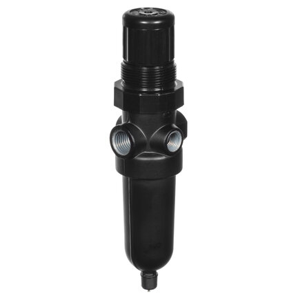 Filtroregulator, G1/4, 40 µm, 0,3–10 bar, ręczny spust, bez manometru, serii B07 (B07-205-M3MG) - Norgren