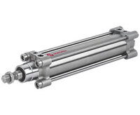 Siłownik ISOLine, ściągany, dwustronnego działania, ze stali nierdzewnej, średnica 100 mm, skok 250 mm (KA/802100/M/250) - Norgren