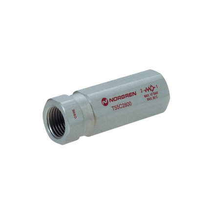 Zawór zwrotny liniowy serii T55, 1/4 NPT (T55A2800) - Norgren