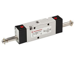 Elektrozawór liniowy serii V62, G3/8, 3/2, NC, ster. elektromagn./ster. elektromagn. (V62C411A-A2000) - Norgren