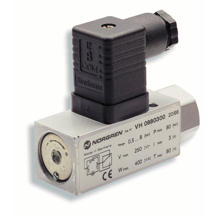 Wyłącznik ciśnieniowy hydrauliczny elektromechaniczny 18D, 7/16-20 UNF, 5–70 bar (0882119000000000) - Norgren