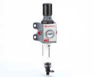 Filtroregulator Excelon Pro, bez złączy, 0,3–10 bar, automatyczny spust, wkład filtracyjny 5 µm, zintegrowany manometr (B92G-NNK-AT1-RMG) - Norgren