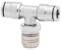 Złączka wtykowa Pneufit 10, trójnik z adapterem obrotowym, R1/4, 6 mm (101670628) - Norgren