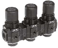 Regulator ciśnienia ogólnego przeznaczenia kolektora Excelon, 3/8 PTF, 0.3-10 bar, bez manometru (R72M-3AK-RMN) - Norgren