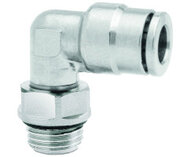 Złączka wtykowa Pneufit 10, kolanko z adapterem obrotowym, M5, 6 mm (102470605) - Norgren