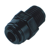 Złączka wtykowa Pneufit D z acetalu, adapter prosty, R1/4, 10 mm (D01251028) - Norgren