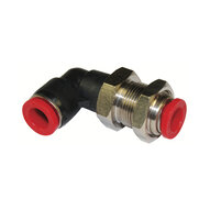 Złączka wtykowa Pneufit C, złączka grodziowa kolankowa, 12 mm (C00491200) - Norgren