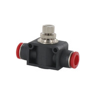 Regulator przepływu liniowy Pneufit C, prosty, 12 mm (C00GE1200) - Norgren