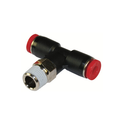 Złączka wtykowa Pneufit C, adapter obrotowy trójnikowy, R1/4, 4 mm (C01670428) - Norgren