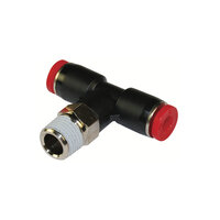 Złączka wtykowa Pneufit C, adapter obrotowy trójnikowy, R1/4, 4 mm (C01670428) - Norgren