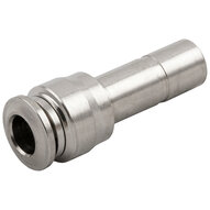 Złączka wtykowa ze stali nierdzewnej Pneufit S, redukcja trzpieniowa prosta, 8 mm, 6 mm (S00230806) - Norgren
