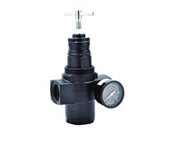 Regulator ogólnego przeznaczenia, 1 PTF, 0.3-8.5 bar, z manometrem, serii R17 (R17-801-RGLA) - Norgren