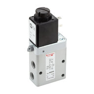Elektrozawór liniowy, G1/4, 3/2, NC, ster. elektromagn./sprężyna pneumatyczna, seria 80207 (8020765421002400) - Norgren