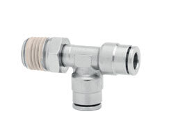 Złączka wtykowa Pneufit 12, trójnik z bocznym adapterem obrotowym, 1/4 NPT, 1/4" (124680428) - Norgren