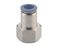 Adapter wtykowy, prosty, z gwintem wewnętrznym, 1/4 NPT, 1/4" (C24260428) - Norgren
