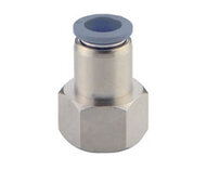 Adapter wtykowy, prosty, z gwintem wewnętrznym, 1/4 NPT, 1/4" (C24260428) - Norgren