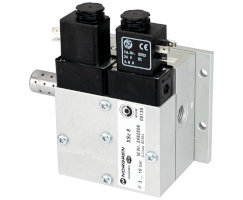 Elektrozawór bezpieczeństwa typu fail-safe, G1/4, NC, 3/2, ster. elektromagn./powrót sprężyną (2492806305202400) - Norgren