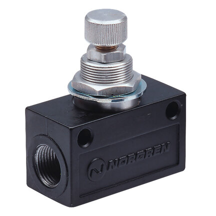 Regulator przepływu blokowy, jednokierunkowy, 1/4 NPT (T1000A2800) - Norgren