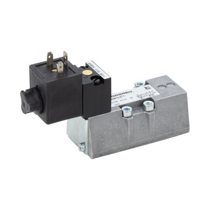 Elektrozawór ISO Star, ISO 1, 5/2, ster. elektromagn./powrót sprężyną pneumatyczną (SXE9573-Z70-81K) - Norgren