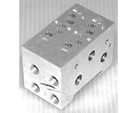 Dwustanowiskowa modułowa płyta bazowa z przyłączami bocznymi, bez przyłączy sterujących, 1/8 NPT (V70432-P5F) - Norgren
